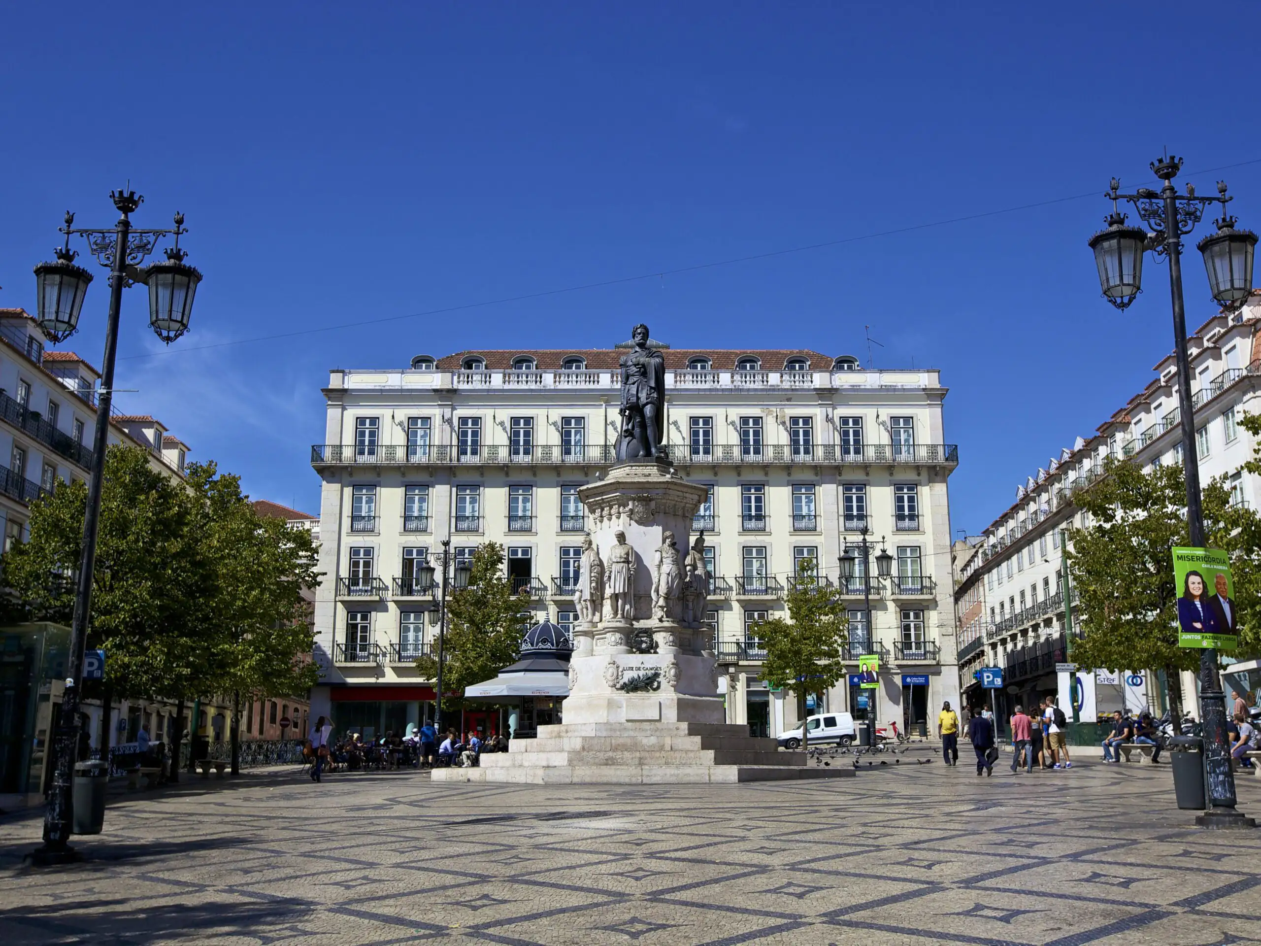 praça de luís de camões, Chiado, Lisbon